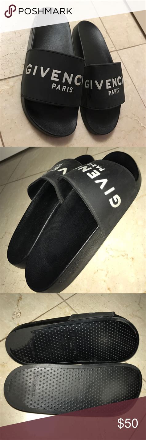 givenchy slides womens black|givenchy flip flops for women.